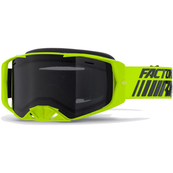 Lunettes de Motoneige Factory Ride Haute-Visibilité incliné de face