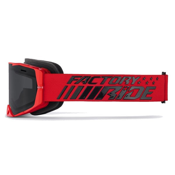 Lunettes de Motoneige Factory Ride Rouge de droite