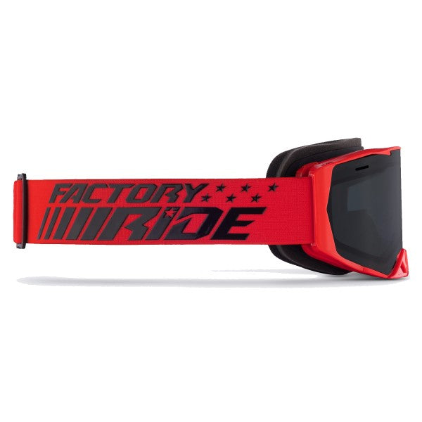 Lunettes de Motoneige Factory Ride Rouge de gauche