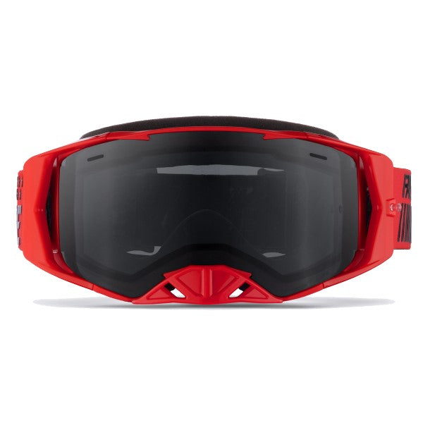 Lunettes de Motoneige Factory Ride Rouge de face