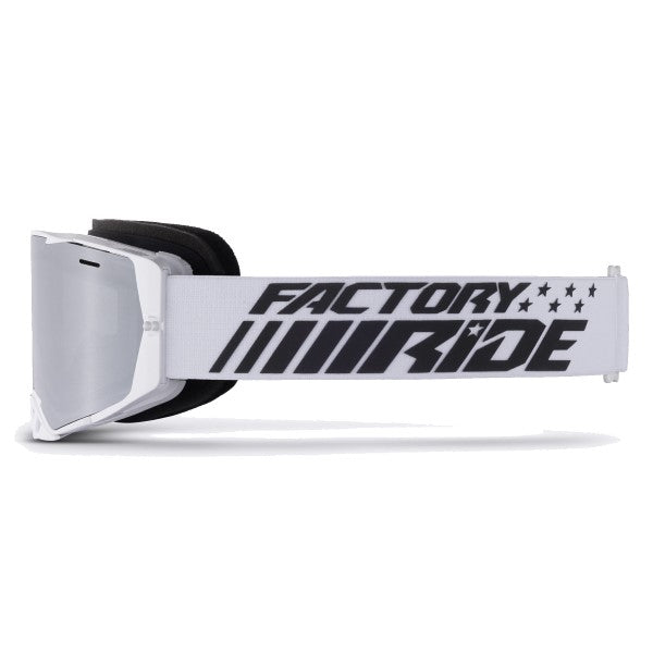 Lunettes de Motoneige Factory Ride Blanc de droite