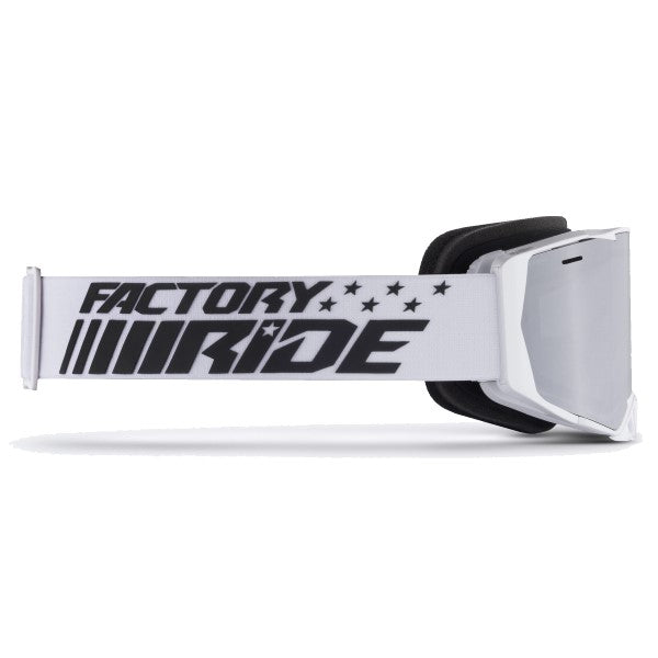 Lunettes de Motoneige Factory Ride Blanc de gauche