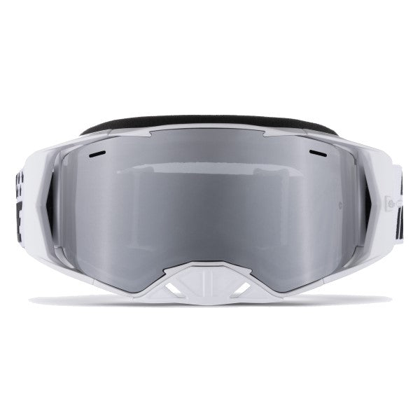 Lunettes de Motoneige Factory Ride Blanc de face