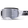 Lunettes de Motoneige Factory Ride Blanc incliné de face