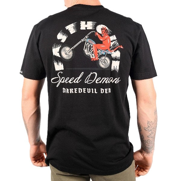 T-Shirt Fallen/Fasthouse/noir de dos