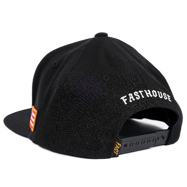 Casquette Fallen/Fasthouse/noir/arrière