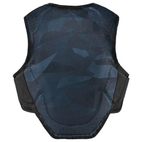 Plastron de Moto Field Armor Softcore bleu, de dos