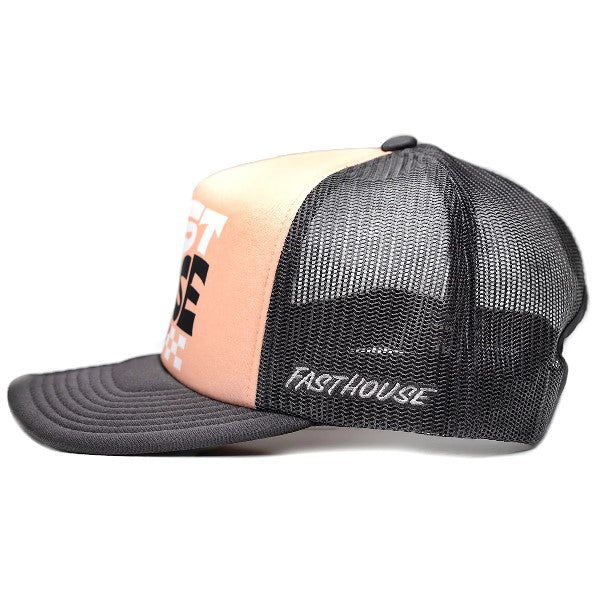 Casquette Flourish/Fasthouse/orange noir de profil