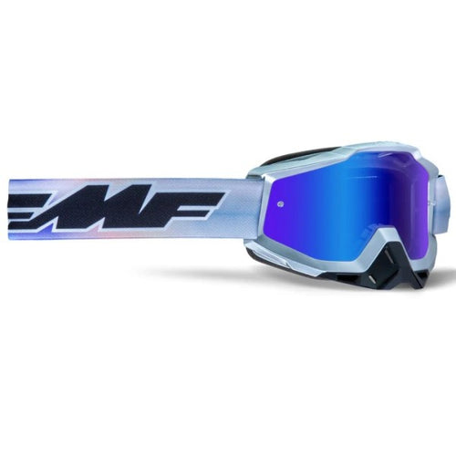 Lunettes de Motocross Powerbomb Miroir bleu clair