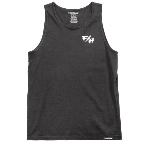 Camisole Fray Noir, de face