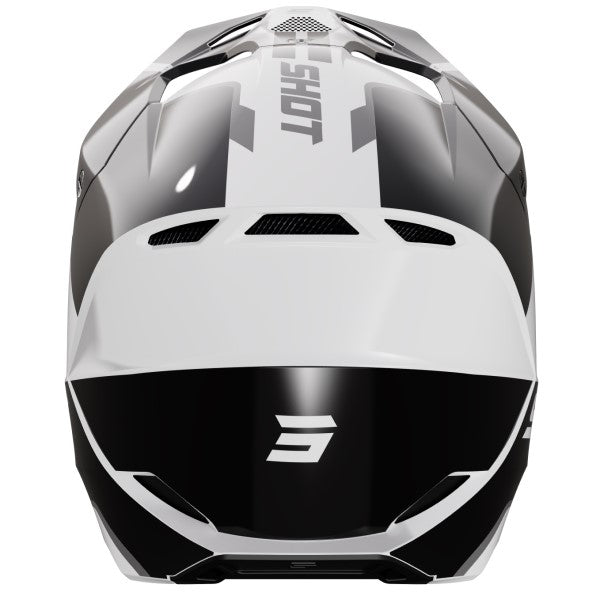 Casque Furious Bolt Noir/Blanc Derrière