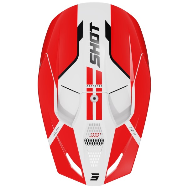 Casque Furious Bolt Rouge Dessus