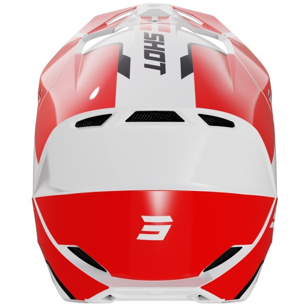 Casque Furious Bolt Rouge Derrière