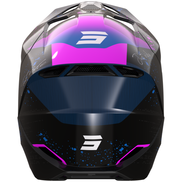 Casque Furious Matrix Mauve Arrière