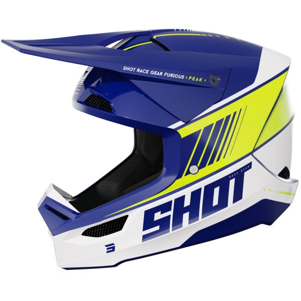 Casque Furious Peak Bleu/Jaune