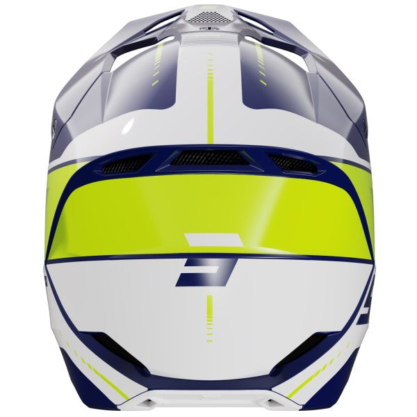 Casque Furious Peak Bleu/Jaune Derrière