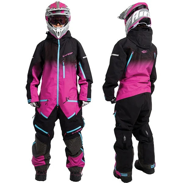Ensemble de Motoneige Tundra Isolé Femme Noir/Fushia
