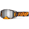 Lunettes de Motocross Armega Hiper Lentille Miroir NoIr/Orange