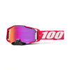Lunettes de Motocross Armega Hiper Lentille Miroir Rouge