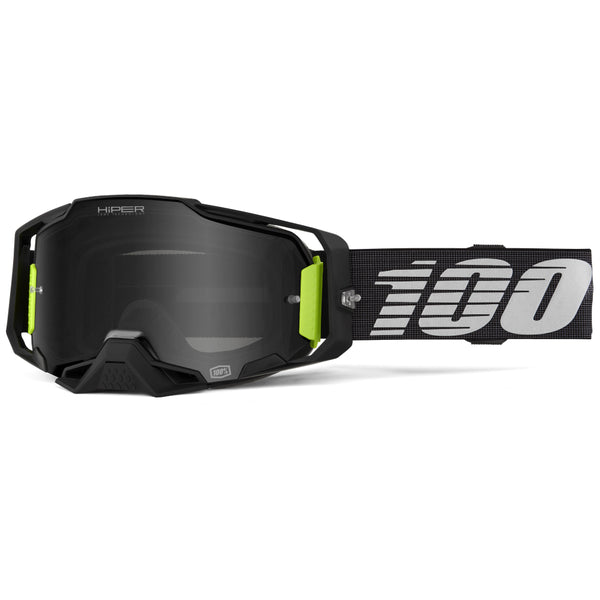 Lunettes de Motocross Armega Hiper Lentille Miroir Noir