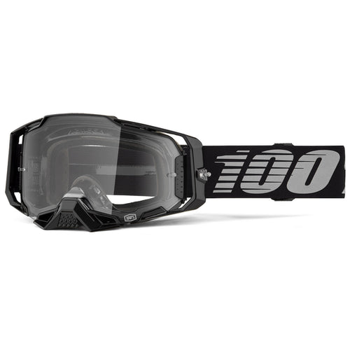 Lunettes de Motocross Armega Lentille Claire Noir/Gris