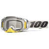 Lunettes de Motocross Armega Lentille Claire Gris/Jaune