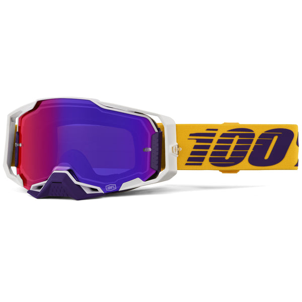 Lunettes de Motocross Armega Lentille Miroir Jaune