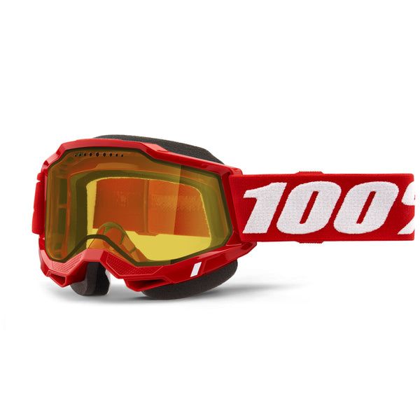 Lunettes de Motoneige Accuri 2 Lentille Claire Rouge