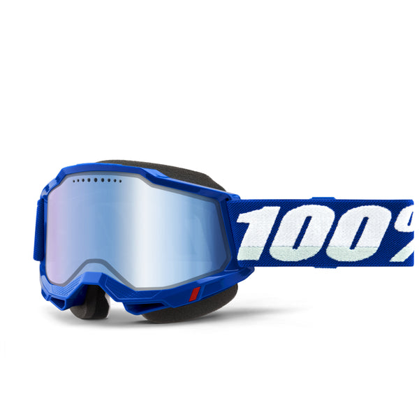 Lunettes de Motoneige Accuri 2 Lentille Miroir, bleu
