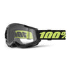 Lunettes de Motocross Strata 2 Lentille Clair Noir/Jaune