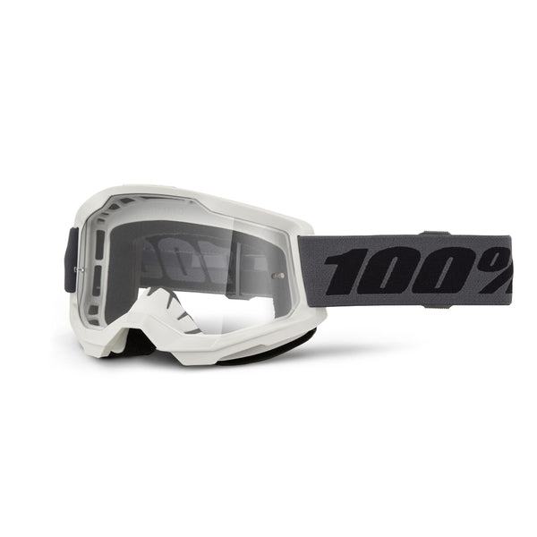 Lunettes de Motocross Strata 2 Lentille Clair Gris/Noir