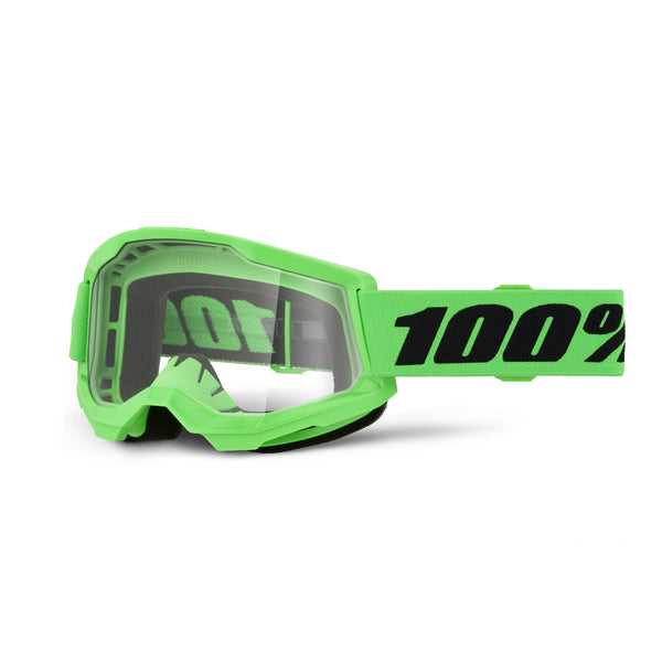 Lunettes de Motocross Strata 2 Lentille Clair vert/Noir