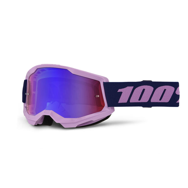 Lunettes de Motocross Strata 2 Lentille Miroir Mauve