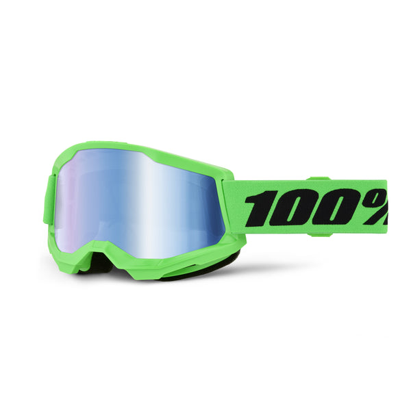 Lunettes de Motocross Strata 2 Lentille Miroir Vert/Noir