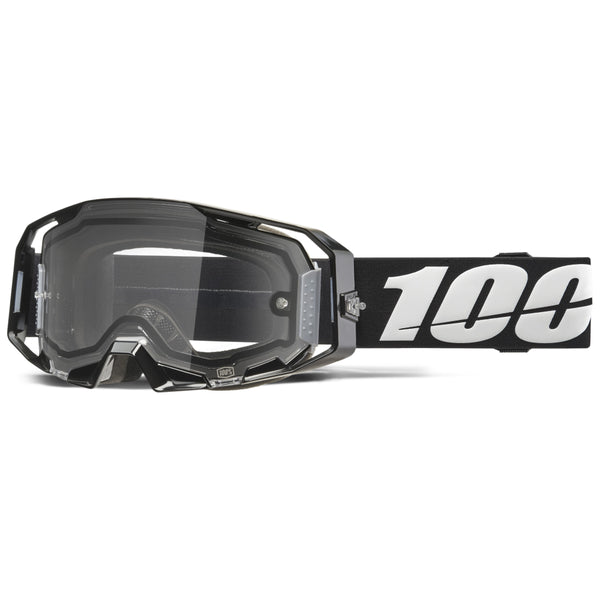 Lunette de Motocross Armatic Enduro Lentille Claire, Noir