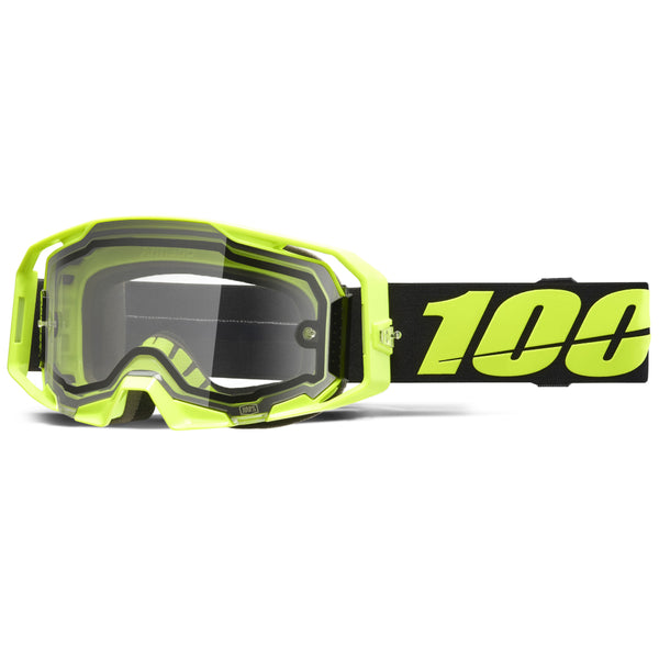 Lunette de Motocross Armatic Enduro Lentille Claire, Vert