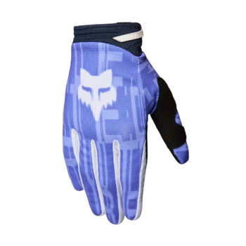 Gants de Motocross 180 Diffuse Édition Spéciale Junior/Fox, bleu , extérieur