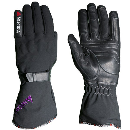 Gants de Moto 30 Femme Angora noir