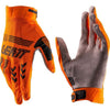 Gants de Motocross 2.5 X-Flow Leatt Orange, intérieur & extérieur 