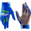 Gants de Motocross 2.5 X-Flow Unisex Leatt Bleu, intérieur & extérieur 