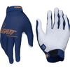 Gants de motocross 2.5 X-Flow pour Femme Leatt Bleu, intérieur & extérieur 