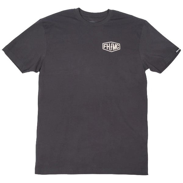 T-Shirt Gibson/Fasthouse gris/noir de fa ce