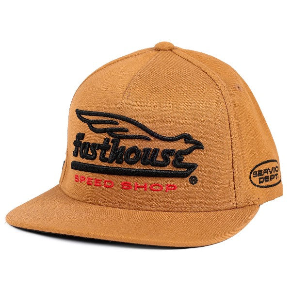 Casquette Gilmore/Fasthouse/brun de face