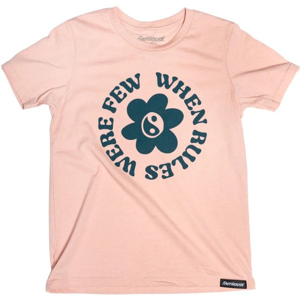 T-Shirt Bloom Junior Vert/Rose de face