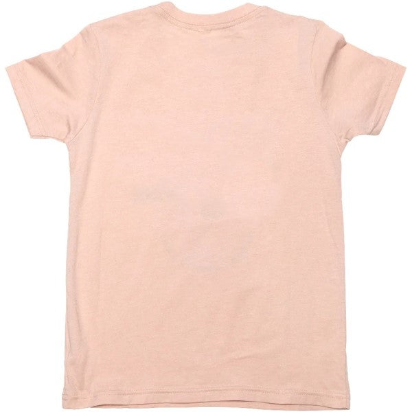 T-Shirt Flourish Junior Rose/Noir de dos