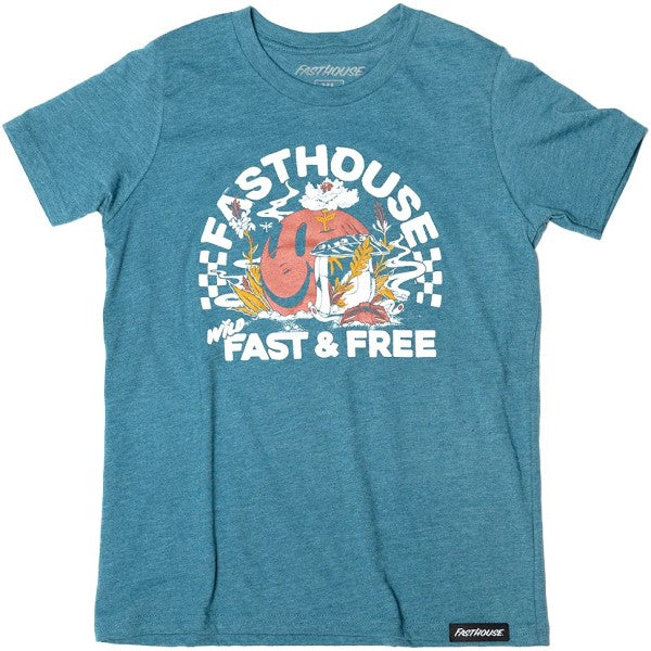 T-Shirt Wild One Junior Bleu/Multicolore de face