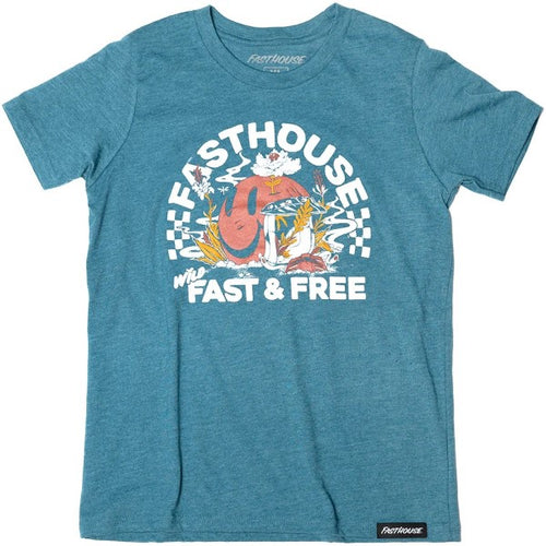 T-Shirt Wild One Junior Bleu/Multicolore de face