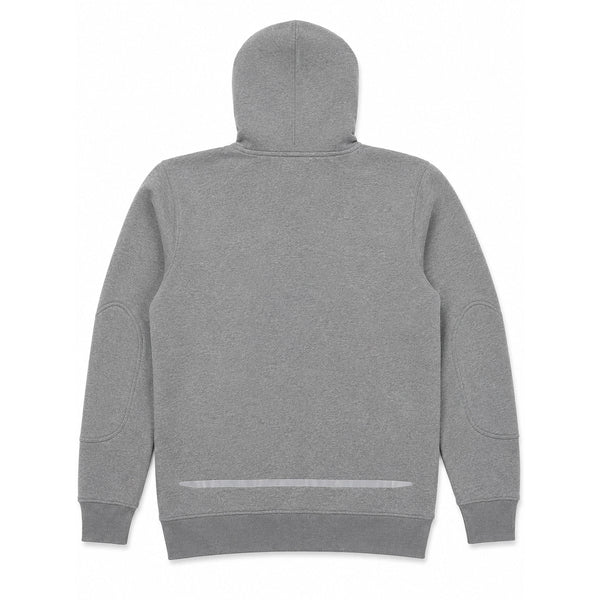 Coton Ouaté de Moto AA 8 Gear avec Capuchon Gris, de dos