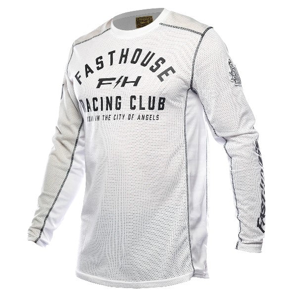 Chandail de Motocross Grindhouse Air-C Club/Fasthouse / bkanc de face