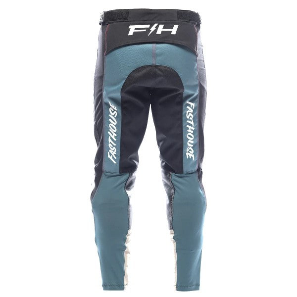 Pantalon de Motocross Grindhouse Club Bleu/Gris, Dos